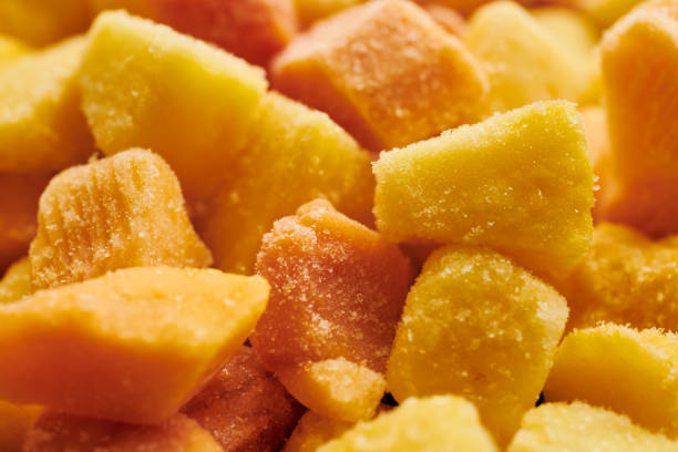 How to freeze mango chunks
