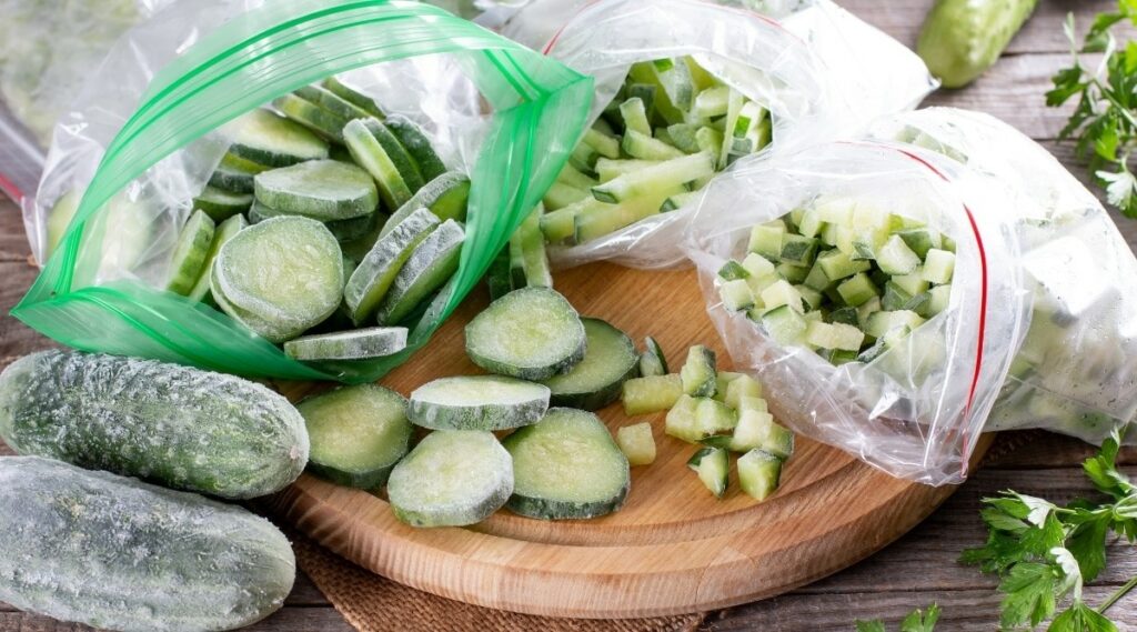 Method To Freeze Cucumbers
