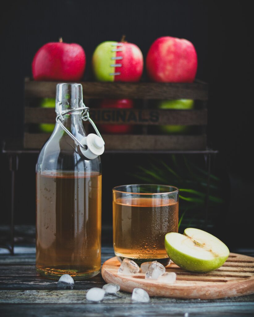 How should you freeze apple cider vinegar?