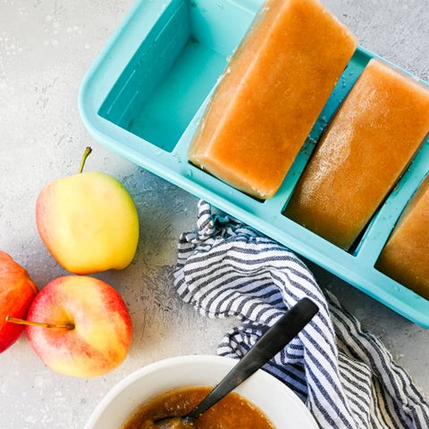 Freezing Apple Sauce As Ice Cubes