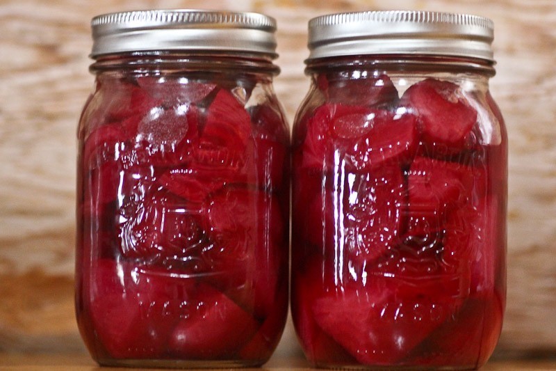 Canning The Beets For Storage