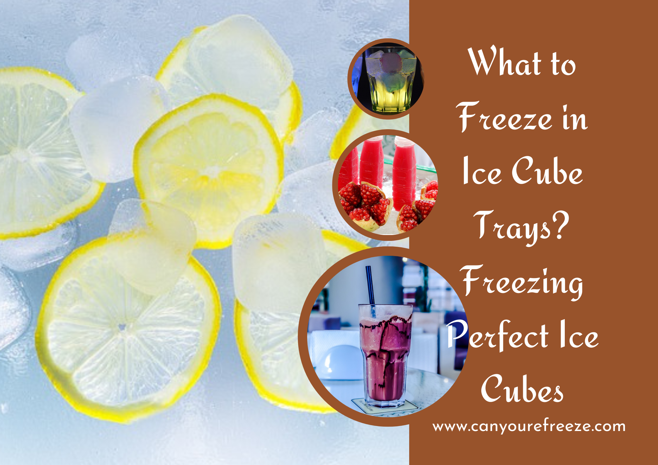 What to freeze in ice cube trays? Freezing perfect ice cubes