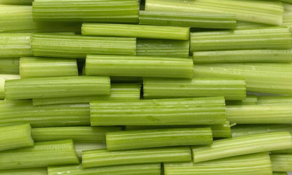 Freezing Celery Stalks