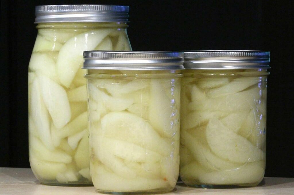 Canning Pears Without Sugar