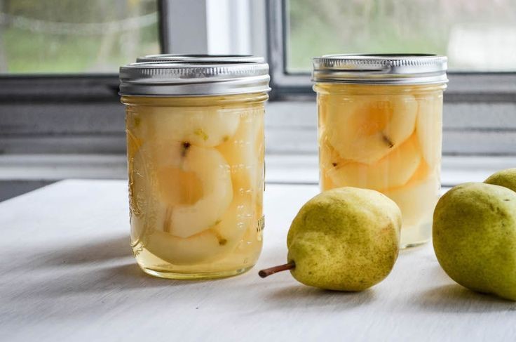 Canning The Pears For Storage