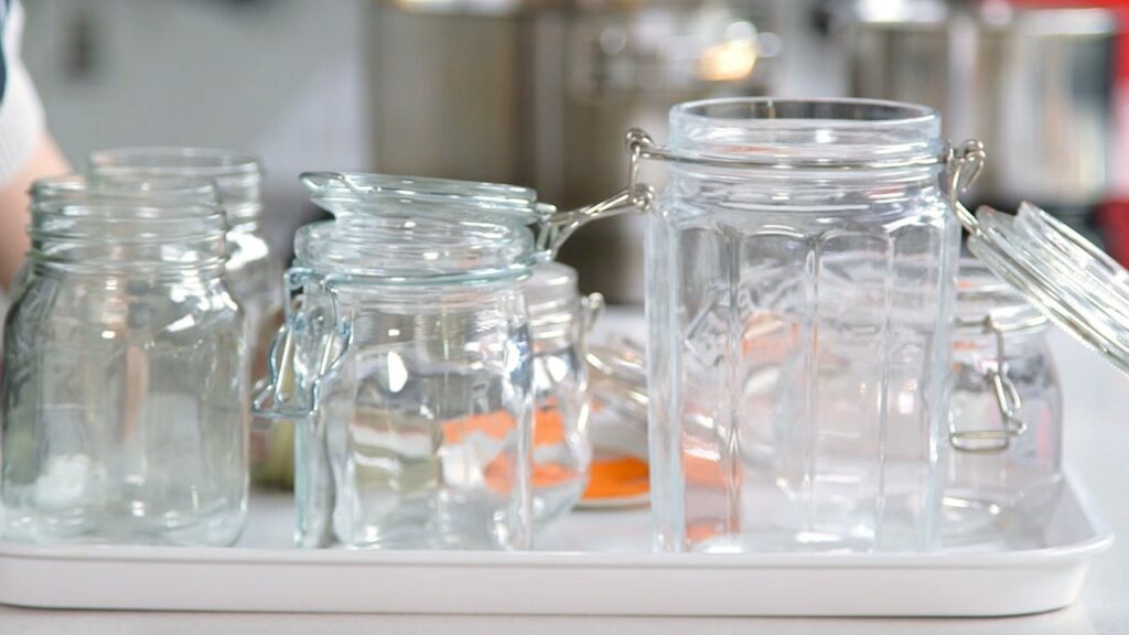 Preparing The Jars For Canning