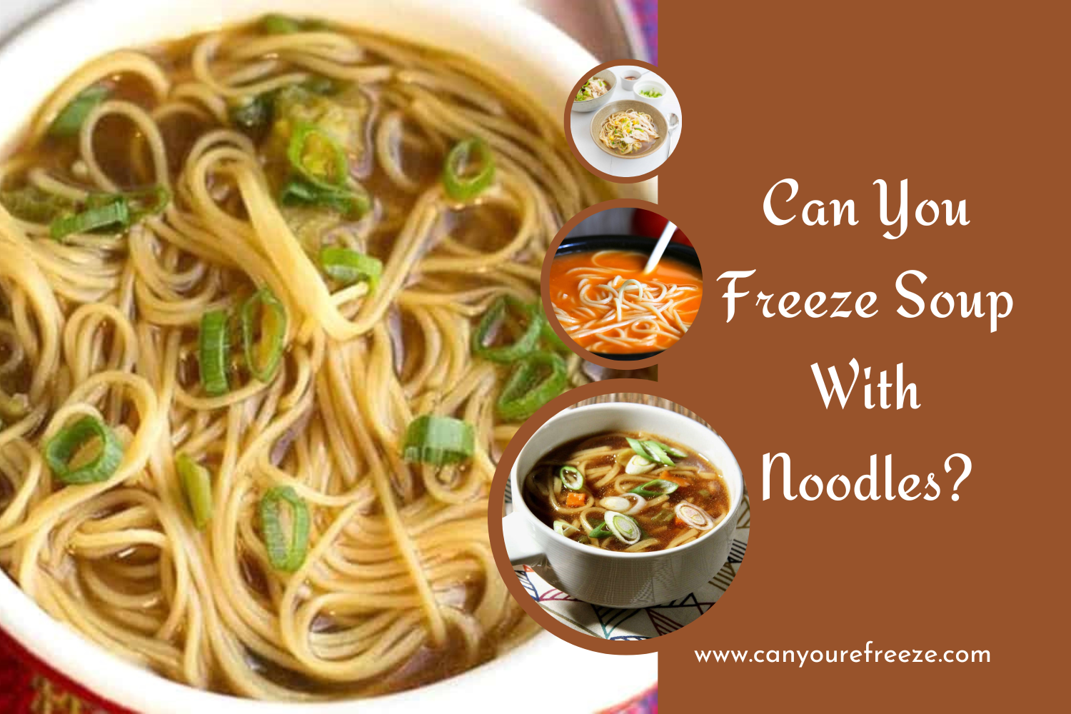 Can You Freeze Soup With Noodles