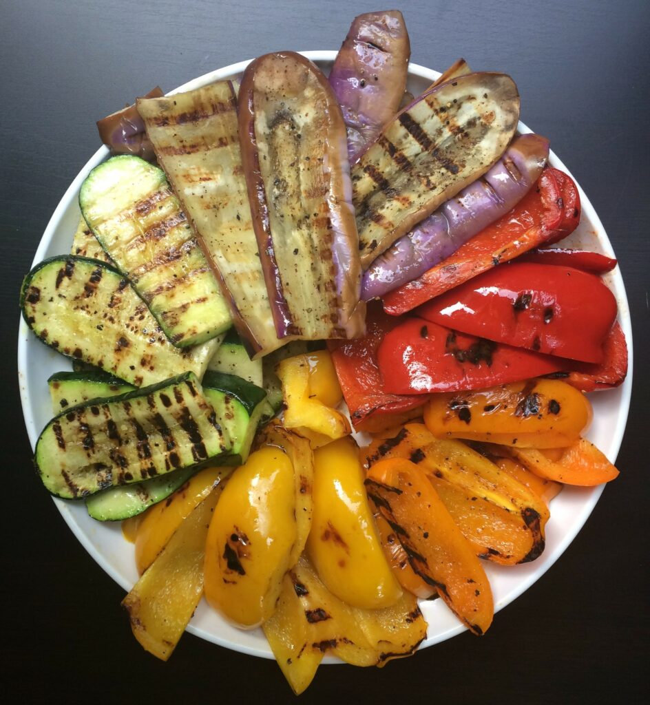 How long can you freeze grilled vegetables