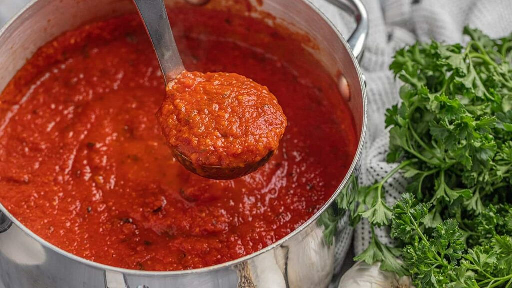 Canning Tomato Sauce