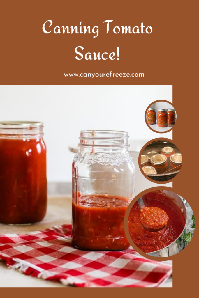 Canning Tomato Sauce!