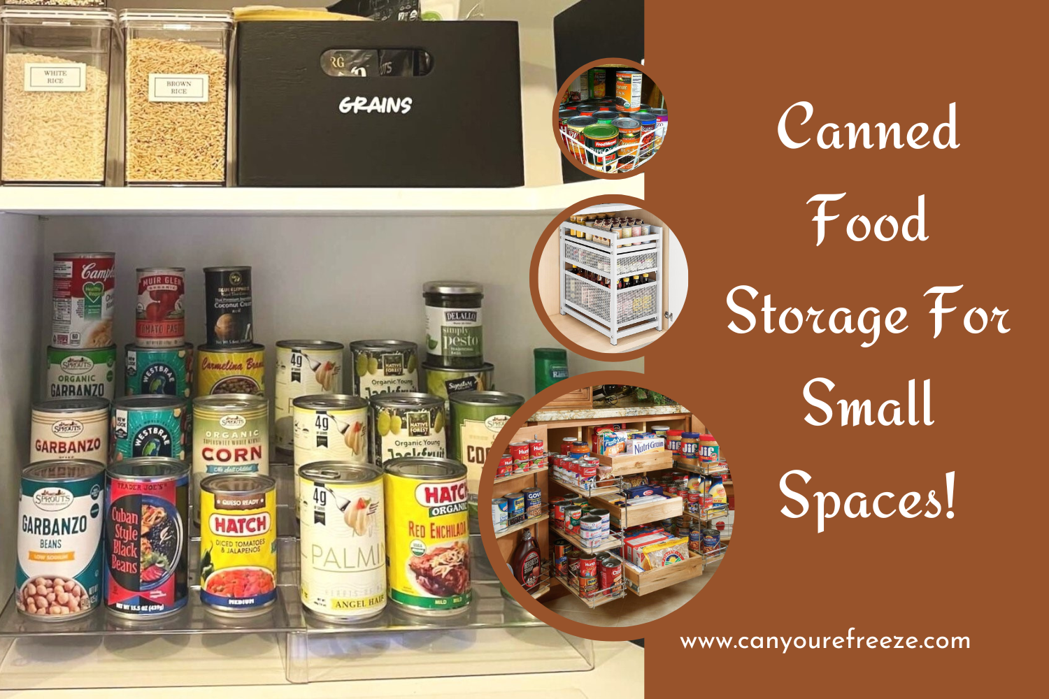 Canned Food Storage For Small Spaces