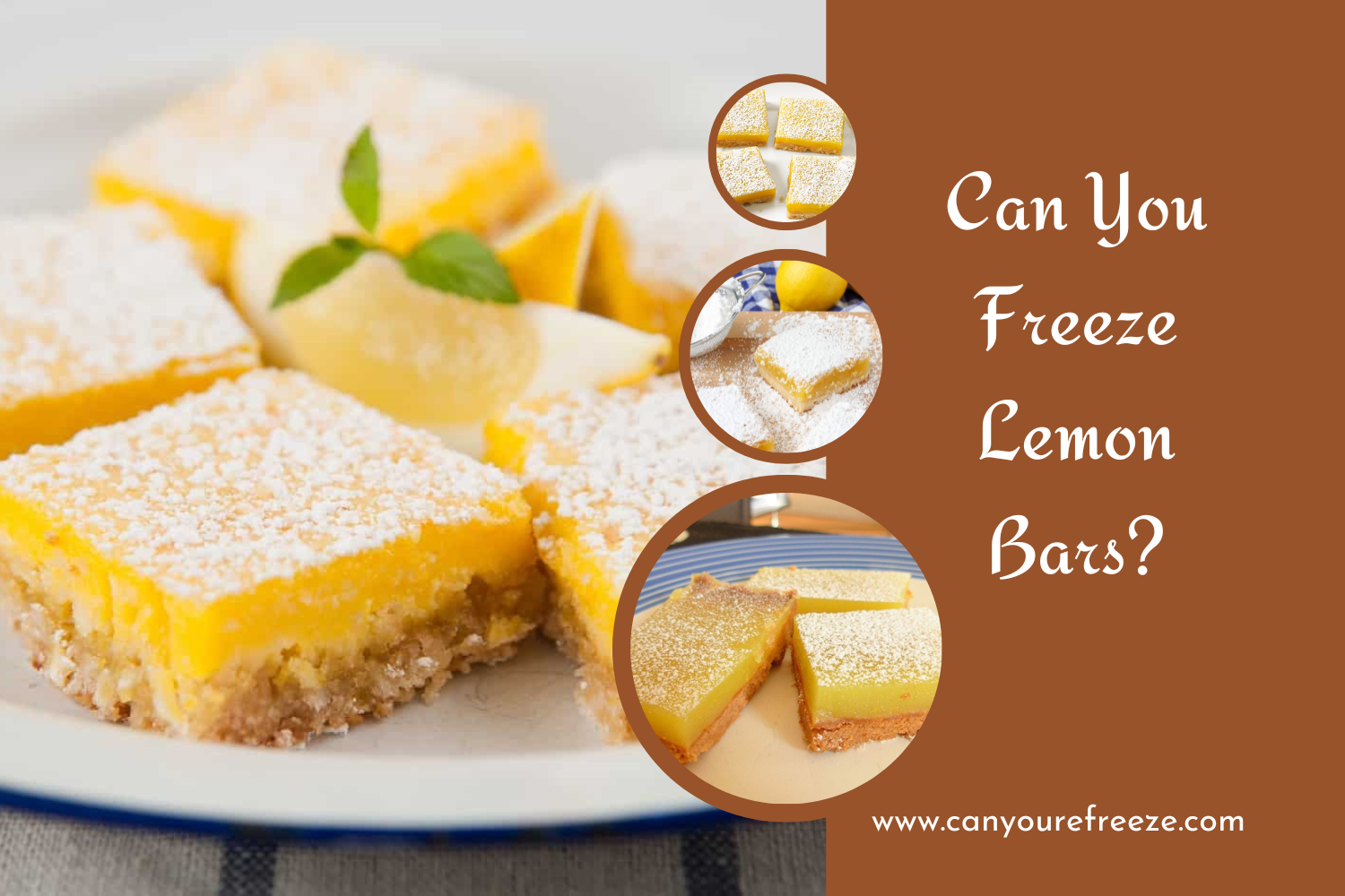 Can You Freeze Lemon Bars