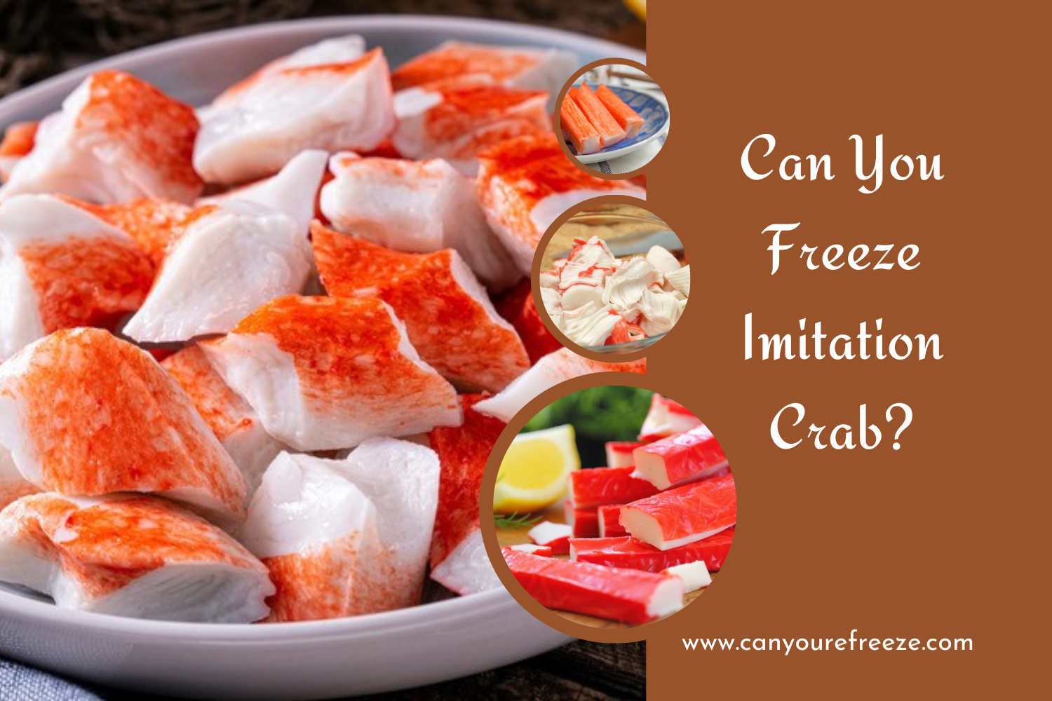 Can You Freeze Imitation Crab